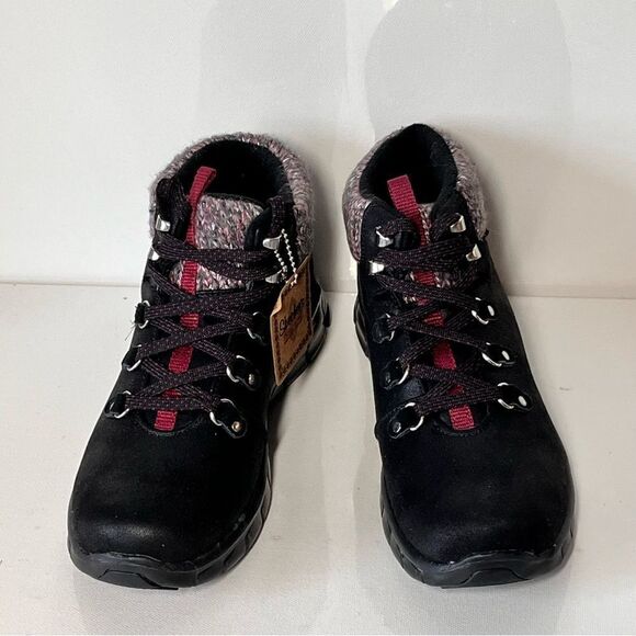 Skechers Synergy Sweater Pretty Hiker Collar Hiker Boots - Picture 4 of 6